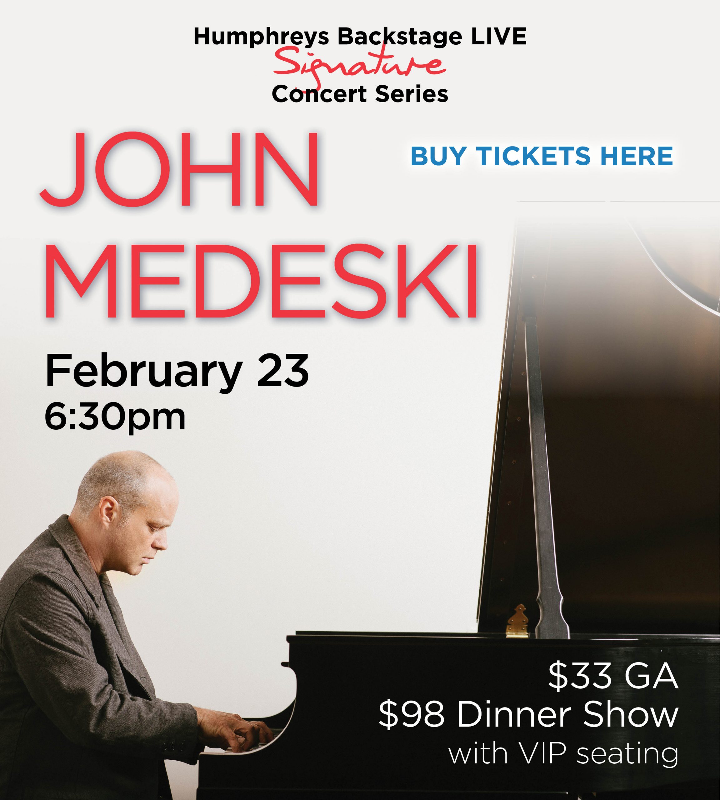 John Medeski Humphreys Backstage Live