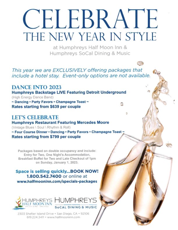 New Years Eve with Detroit Underground Humphreys Backstage Live